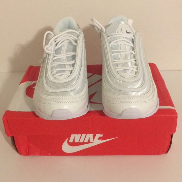 Men Nike Air Max 97 Triple White - 918356-002 - Picture 7 of 8
